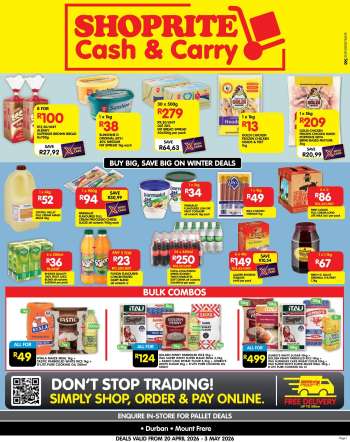 Shoprite catalogue  - 20/04/2026 - 03/05/2026.