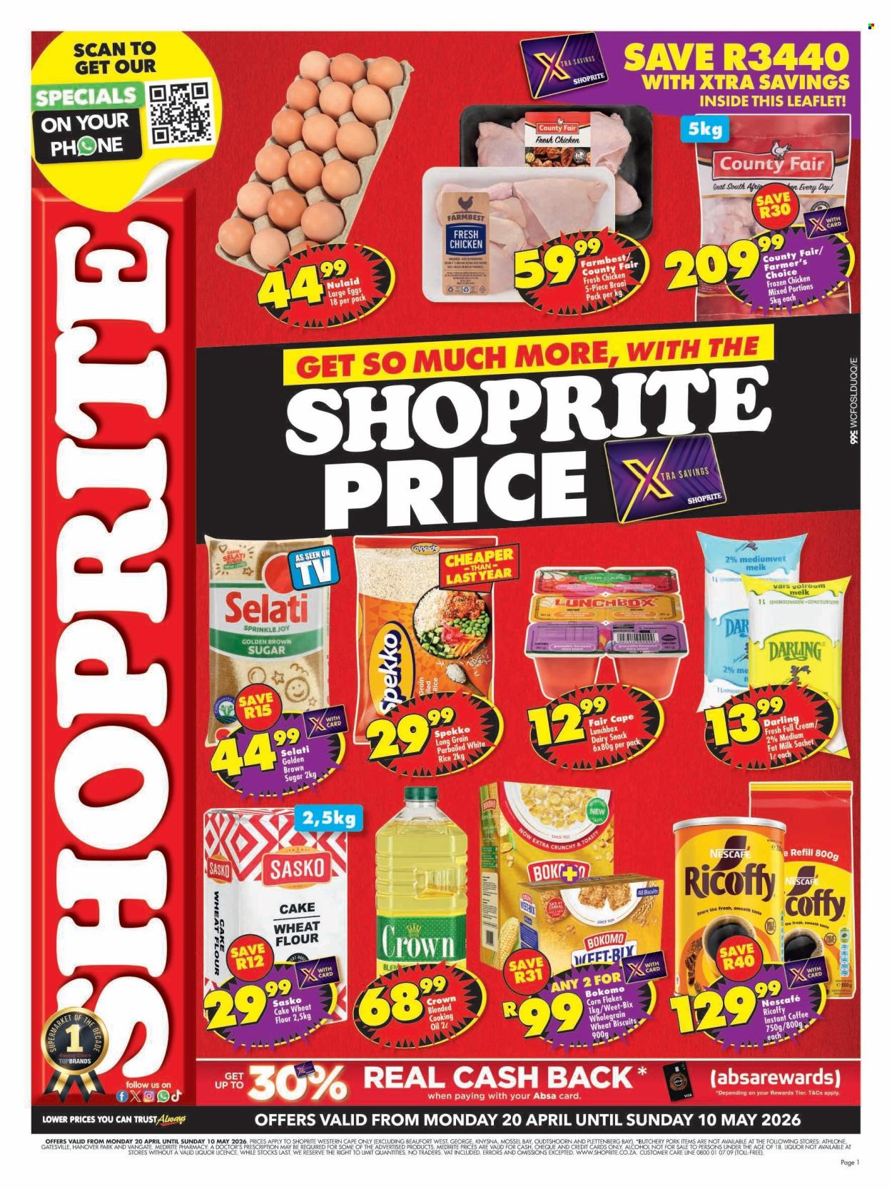 Shoprite specials - 20/04/2026 - 10/05/2026. Page 1