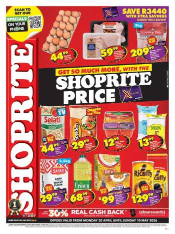 Shoprite catalogue  - 20/04/2026 - 10/05/2026.