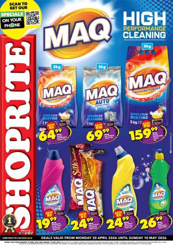 Shoprite catalogue  - 20/04/2026 - 10/05/2026.