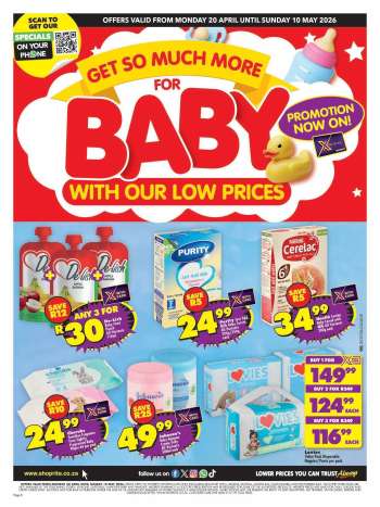 Shoprite catalogue  - 20/04/2026 - 10/05/2026.