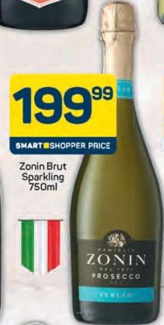 Zonin Brut Sparkling 750ml