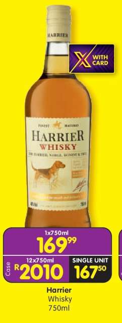 Harrier Whisky 750ml