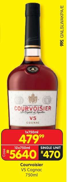 COURVOISIER VS COGNAC 750ML