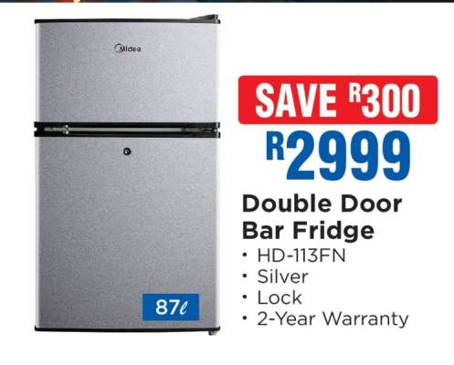 Double-Door Bar Fridge