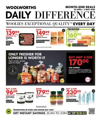 Woolworths catalogue  - 20/04/2026 - 03/05/2026.