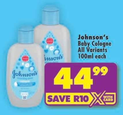 Johnson’s Baby Cologne All Variants 100ml each