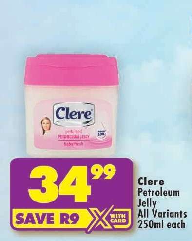CLERE PETROLEUM JELLY