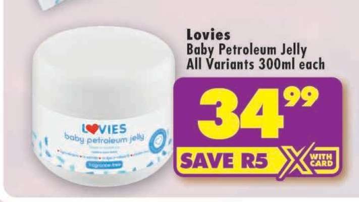 Lovies Baby Petroleum Jelly