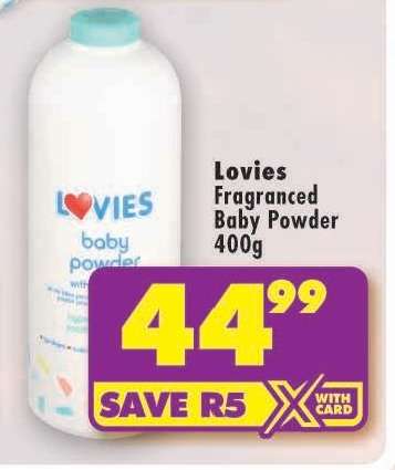 Lovies Fragranced Baby Powder 400g