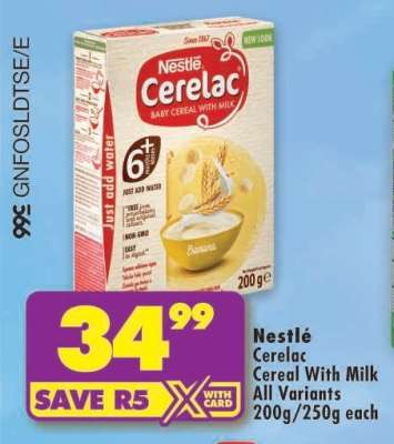 Nestlé Cerelac Cereal With Milk