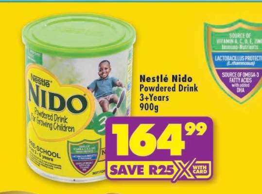 Nestlé Nido Powdered Drink 3+Years 900g