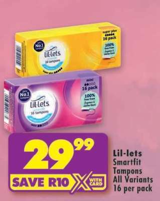 LIL-LETS SMARTFIT TAMPONS
