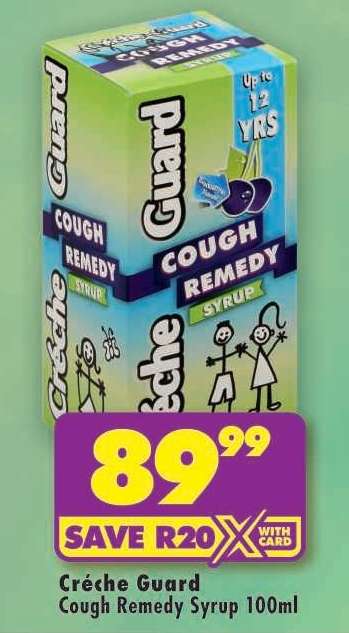Créche Guard Cough Remedy Syrup 100ml