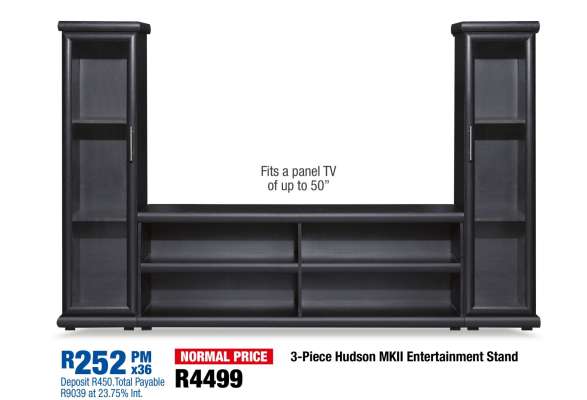 3-Piece Hudson MKII Entertainment Stand