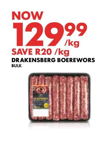 DRAKENSBERG BOEREWORS BULK