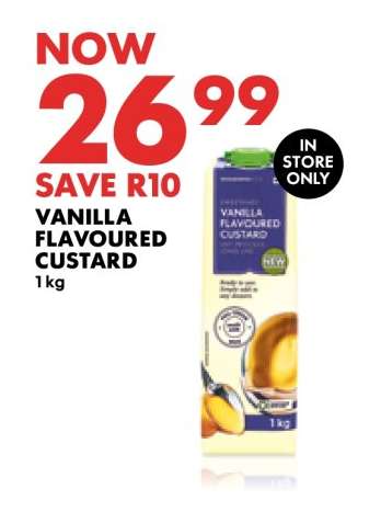 Vanilla Flavoured Custard