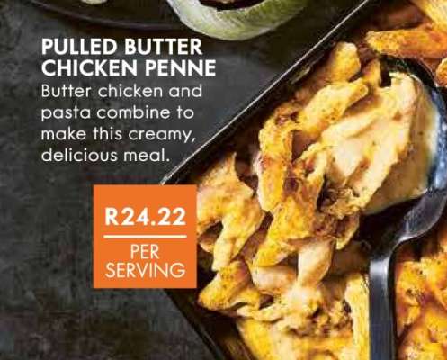 PULLED BUTTER CHICKEN PENNE