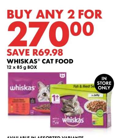 WHISKAS® CAT FOOD