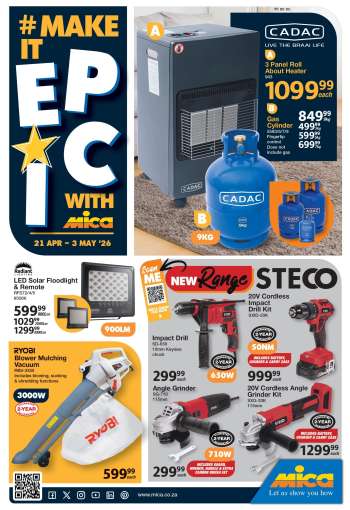Mica catalogue  - 21/04/2026 - 03/05/2026.