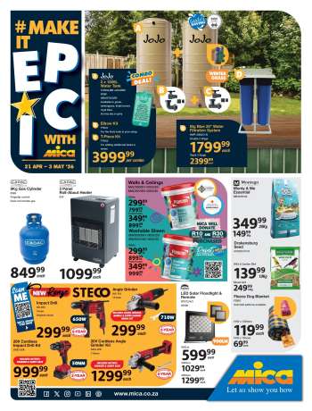 Mica catalogue  - 21/04/2026 - 03/05/2026.