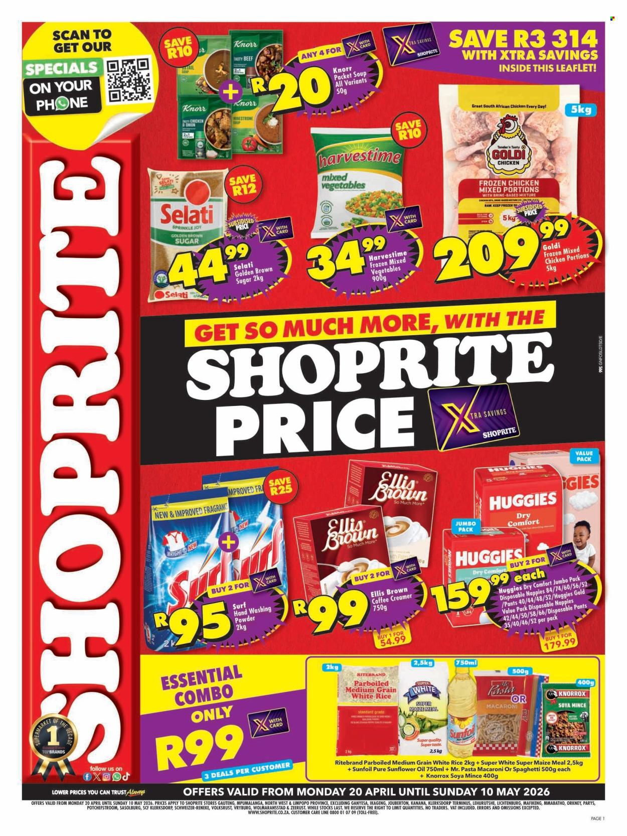 Shoprite specials - 20/04/2026 - 10/05/2026. Page 1