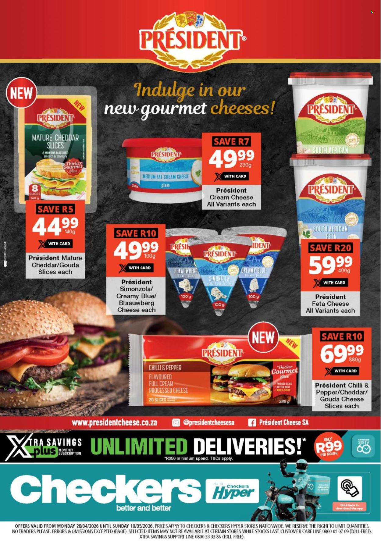 Checkers specials - 19/04/2026 - 10/05/2026. Page 1