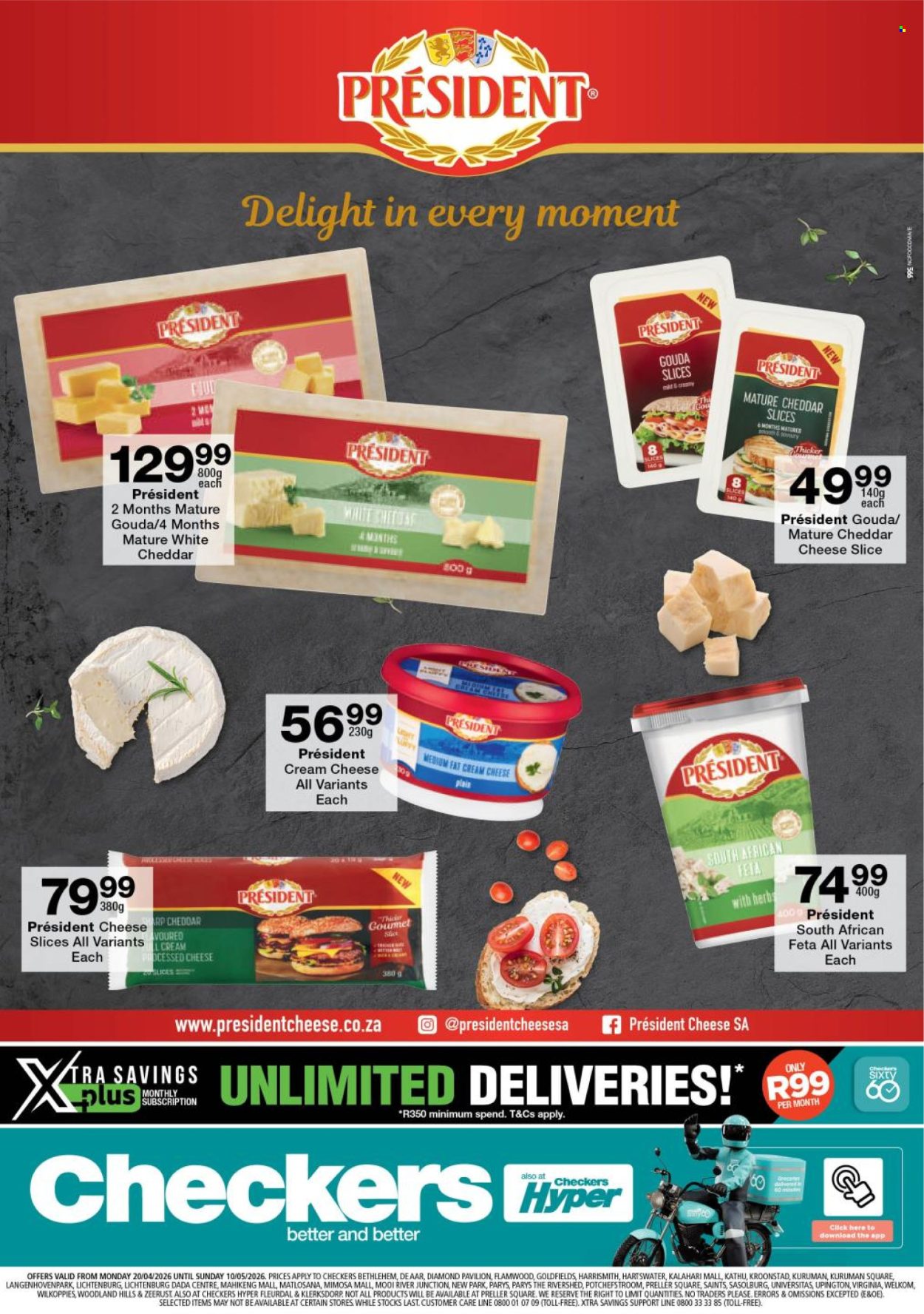 Checkers specials - 19/04/2026 - 10/05/2026. Page 1