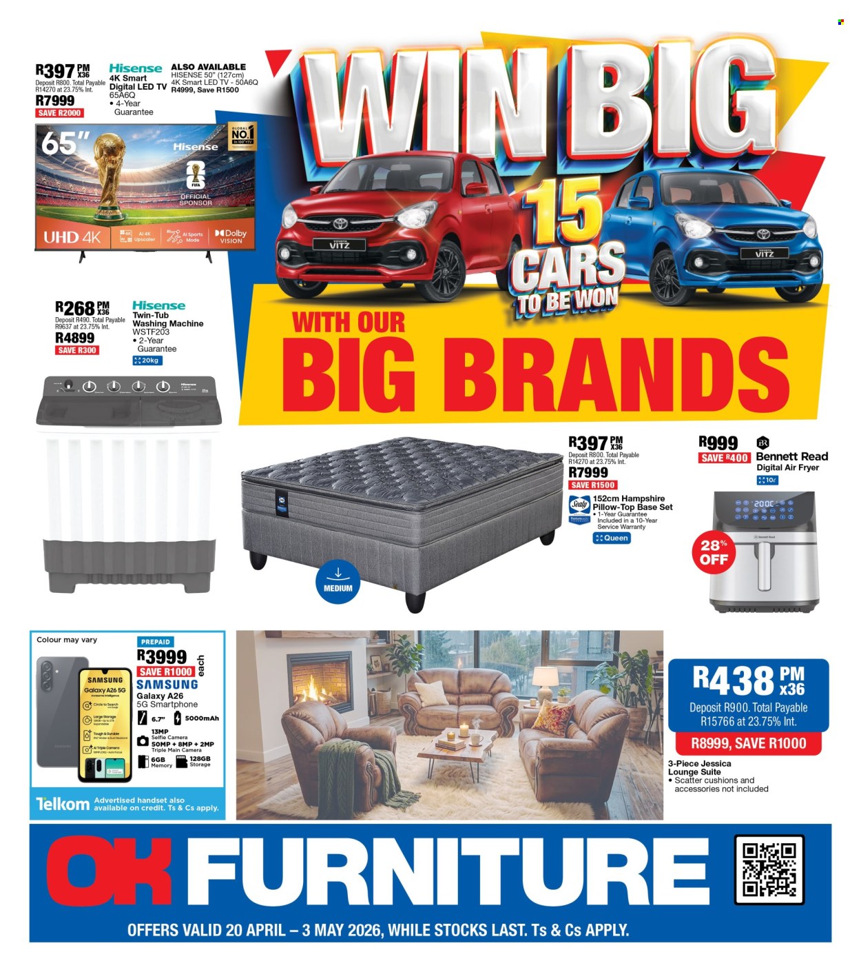 OK Furniture specials - 20/04/2026 - 03/05/2026. Page 1