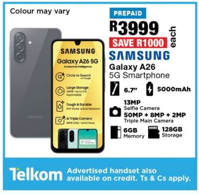 Samsung Galaxy A26 5G Smartphone