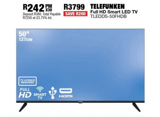 TELEFUNKEN Full HD Smart LED TV TLEDDS-50FHDB