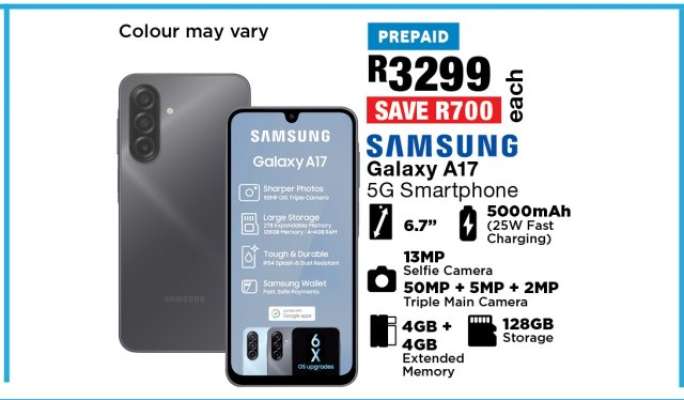 Samsung Galaxy A17 5G Smartphone