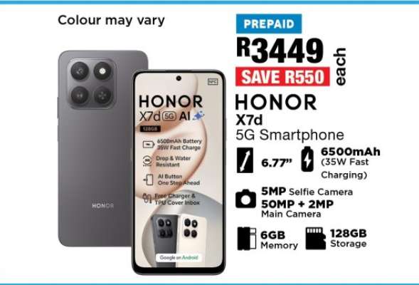 HONOR X7d 5G Smartphone