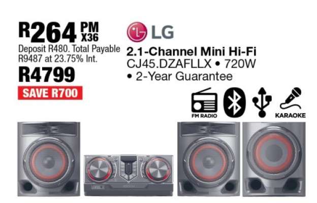 LG 2.1-Channel Mini Hi-Fi
