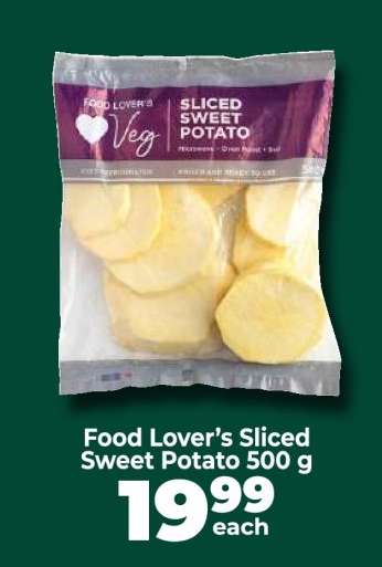 Food Lover’s Sliced Sweet Potato 500 g