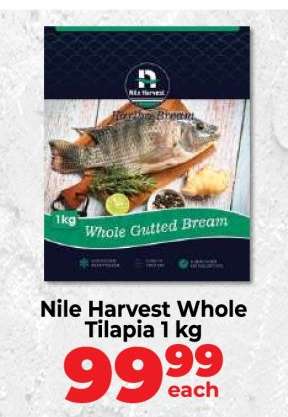 Nile Harvest Whole Tilapia 1 kg