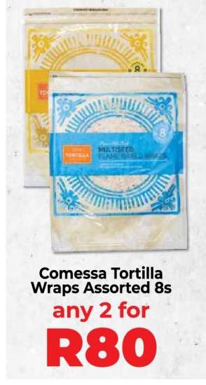 Comessa Tortilla Wraps Assorted 8s