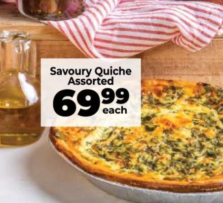 Savoury Quiche Assorted