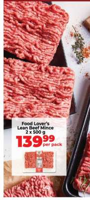 Food Lover’s Lean Beef Mince