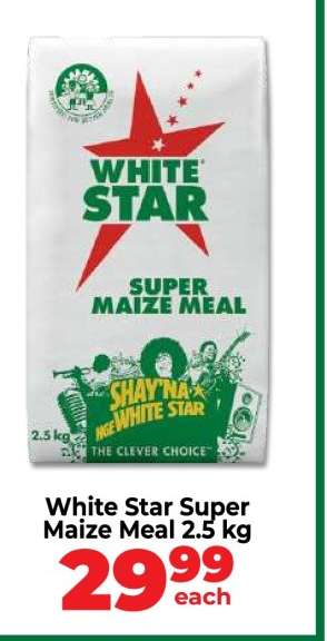 White Star Super Maize Meal 2.5 kg