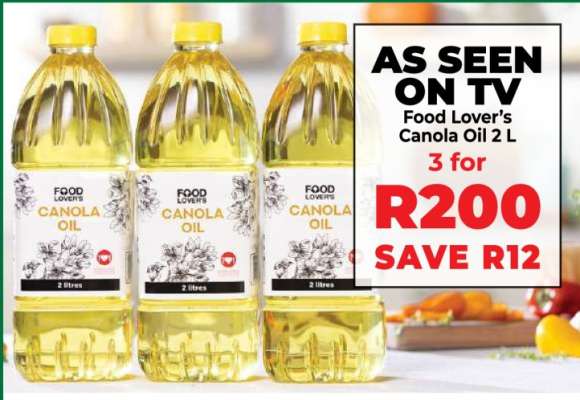 Food Lover’s Canola Oil 2 L
