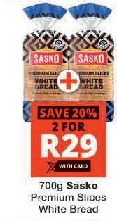 Sasko Premium Slices White Bread