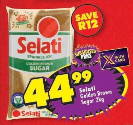 Selati Golden Brown Sugar 2kg