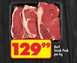 Beef Steak Pack