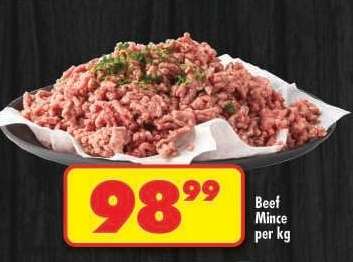 BEEF MINCE per kg