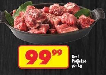 BEEF POTJIEKOS per kg