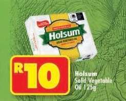 Holsum Solid Vegetable Oil 125g