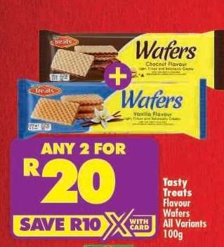 Tasty Treats Flavour Wafers