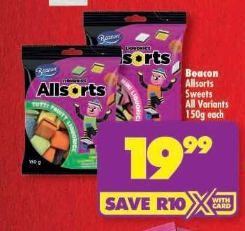 Beacon Allsorts Sweets
