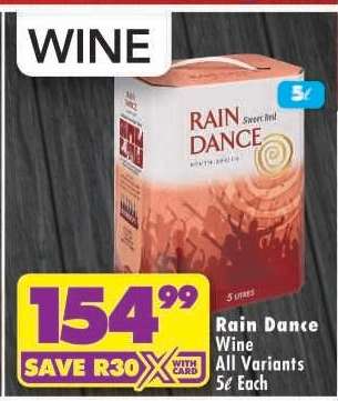 RAIN DANCE WINE